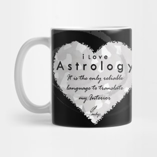 ASTROLOGY LOVE W/B Mug